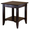 Cappuccino Shaker Mission Side End Table